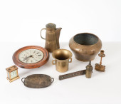 ANTIQUE DECORATIVE GROUPING IN