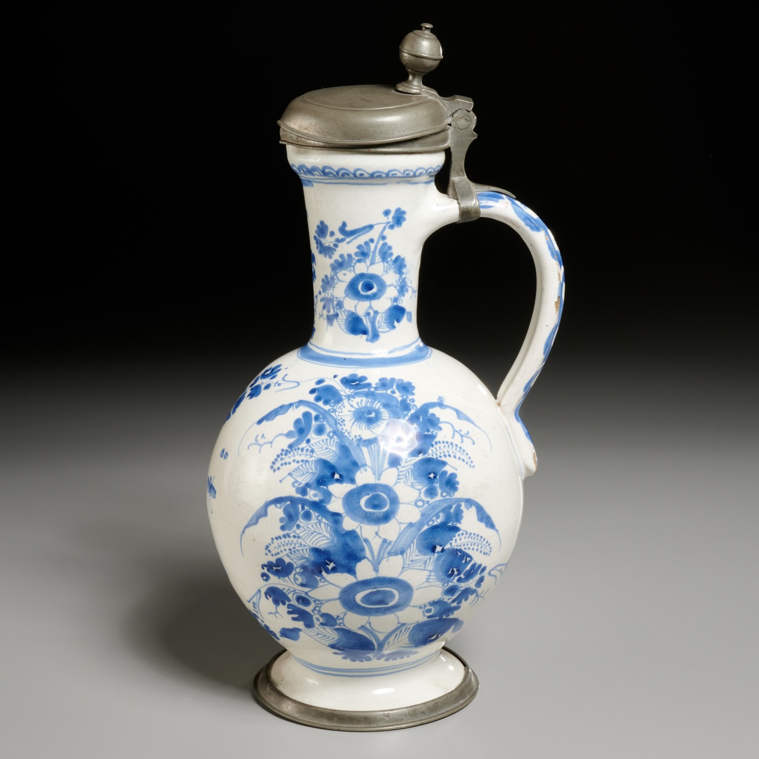 ANTIQUE DELFT BLUE AND WHITE