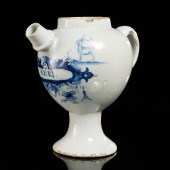 ANTIQUE DELFT WET DRUG JAR 18t