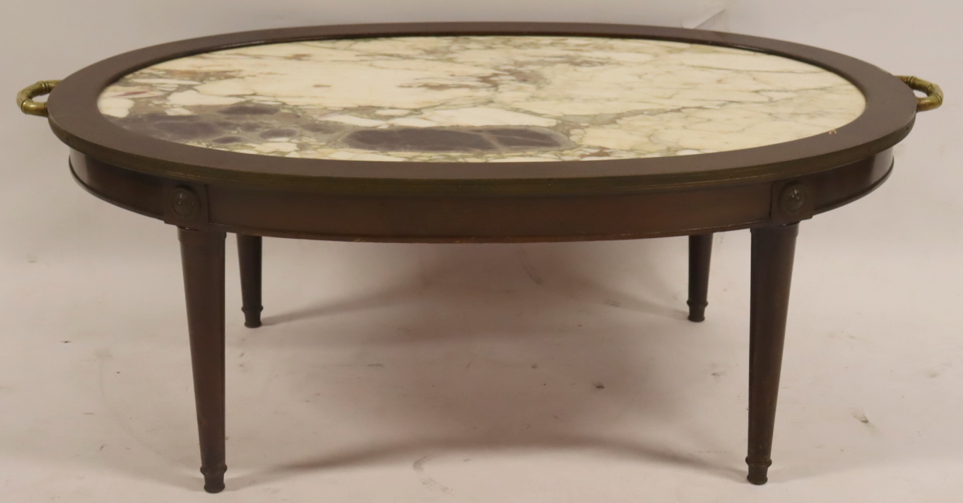 ANTIQUE DESK TOGETHER WITH A COFFEE