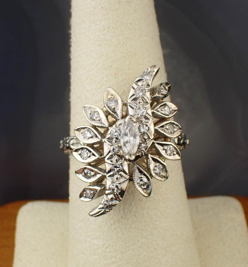 ANTIQUE DIAMOND AND EIGHTEEN