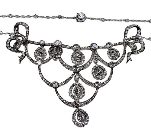 ANTIQUE DIAMOND NECKLACEAntique