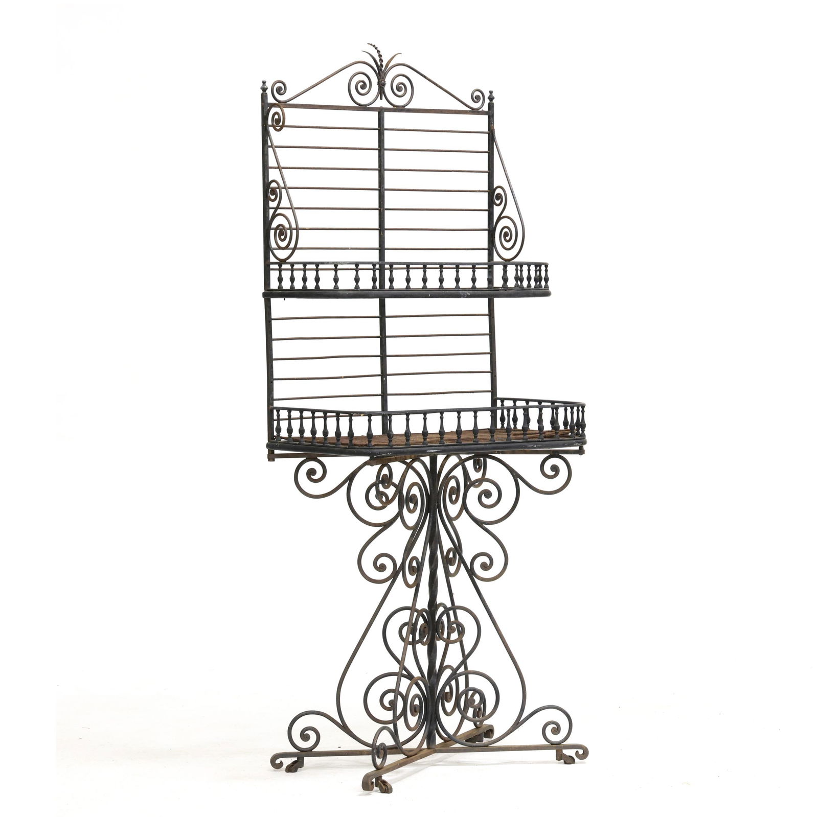 ANTIQUE DIMINUTIVE IRON BAKER'S