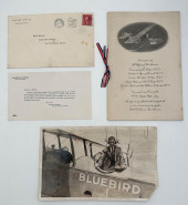 ANTIQUE DINNER MENU US NAVY AV