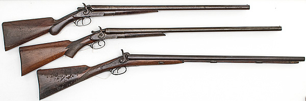 Antique Double-Barrel Shotguns
