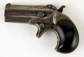 ANTIQUE DOUBLE DERRINGER REMIN