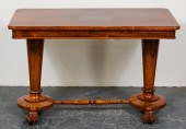 ANTIQUE DOUBLE PEDESTAL CLAW F