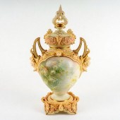 ANTIQUE DOULTON BURSLEM GILDED