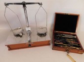 ANTIQUE DRAFTING SET & SCALELo