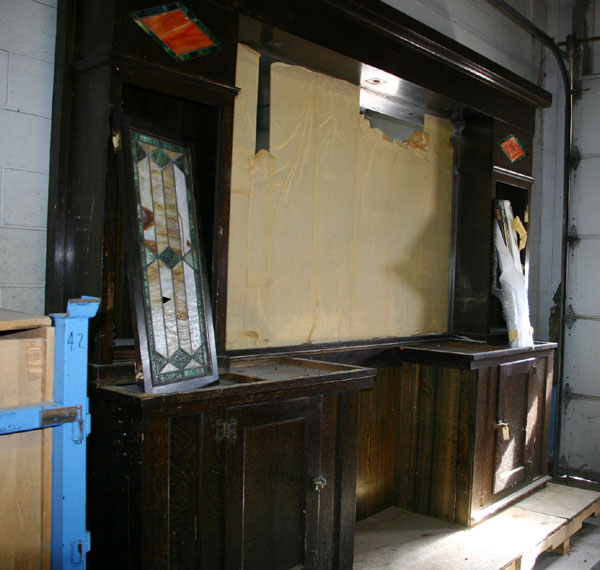 Antique drug store soda fountain