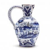 ANTIQUE DUTCH DELFT PITCHER, S