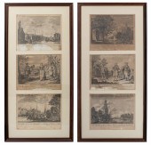 ANTIQUE DUTCH ENGRAVINGS, 2 PC