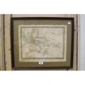Antique early map "Carte de l'