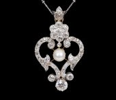 ANTIQUE EDWARDIAN DIAMOND, PEA