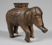 ANTIQUE ELEPHANT CAST IRON STI