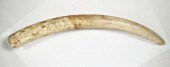 ANTIQUE ELEPHANT IVORY TUSK 33