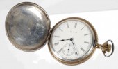 ANTIQUE ELGIN STERLING HUNTER