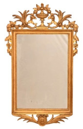 ANTIQUE EMPIRE STYLE CARVED PI