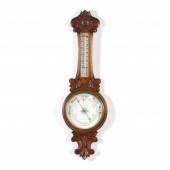 ANTIQUE ENGLISH ANEROID BAROME