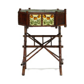 ANTIQUE ENGLISH BAMBOO AND MAJ