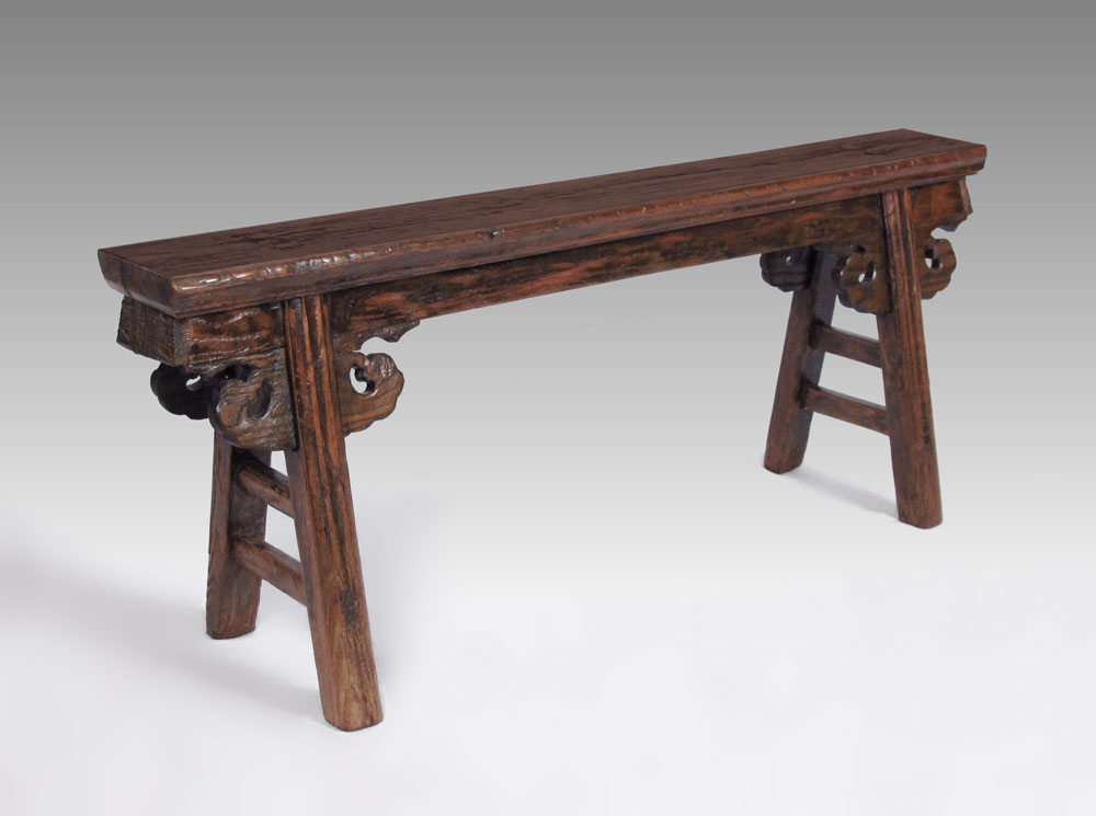 ANTIQUE ENGLISH BENCH: Unusual