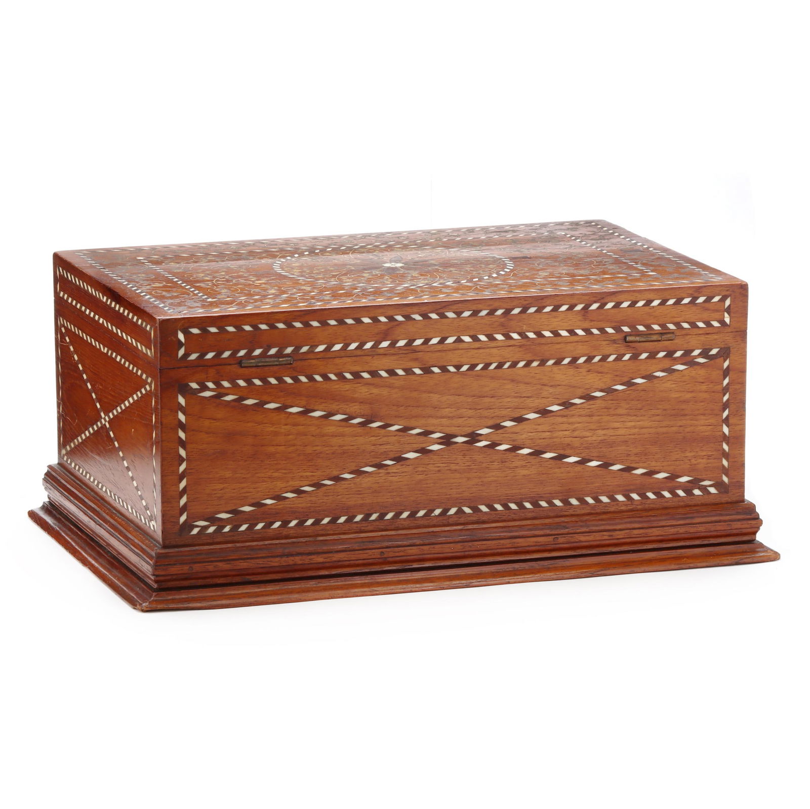 ANTIQUE ENGLISH BOULLE INLAID