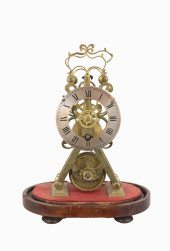 ANTIQUE ENGLISH BRASS SKELETON
