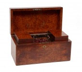 ANTIQUE ENGLISH BURLWOOD TEA C