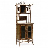 ANTIQUE ENGLISH BURNT BAMBOO H