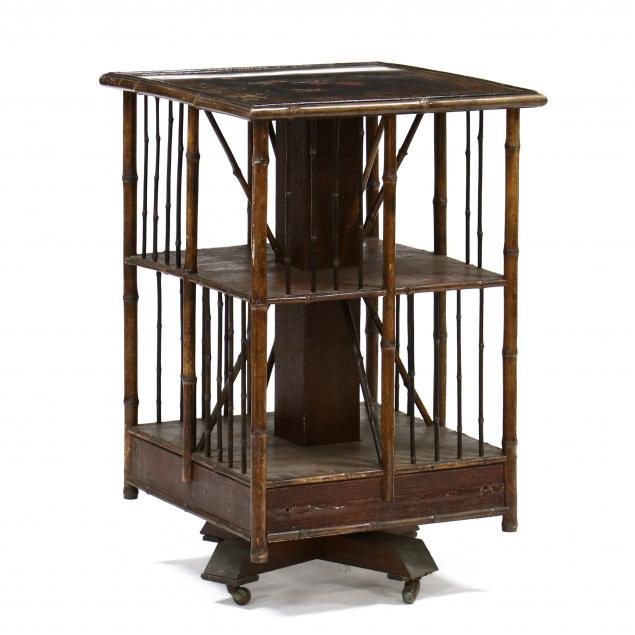 ANTIQUE ENGLISH BURNT BAMBOO