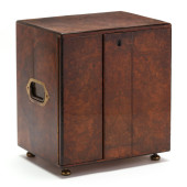 ANTIQUE ENGLISH BURR WALNUT CA