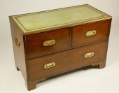 ANTIQUE ENGLISH CAMPAIGN CHEST
