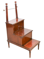 ANTIQUE ENGLISH CARVED MAHOGAN