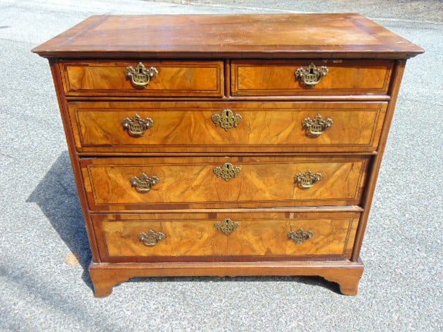 ANTIQUE ENGLISH CHEST OF DRAWERS, 2