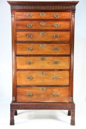 Antique English Chest on Frame