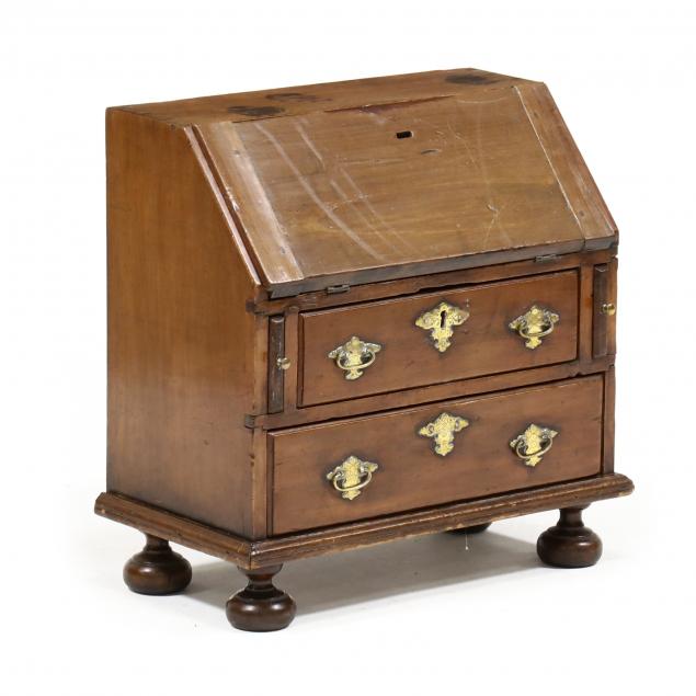 ANTIQUE ENGLISH CHILD'S SLANT FRONT