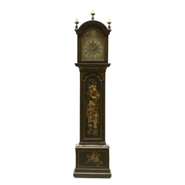 ANTIQUE ENGLISH CHINOISERIE TALL