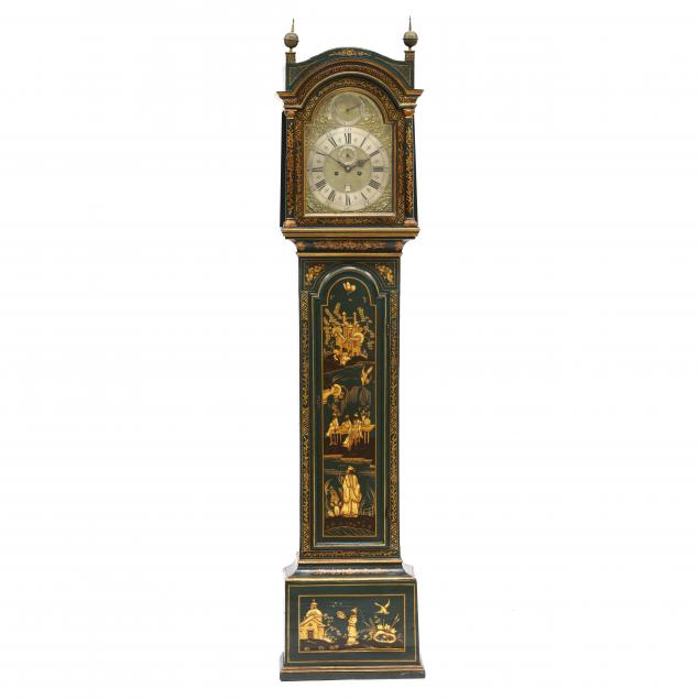 ANTIQUE ENGLISH CHINOISERIE TALL