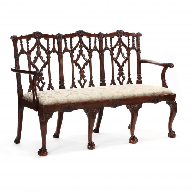 ANTIQUE ENGLISH CHIPPENDALE STYLE