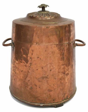 ANTIQUE ENGLISH COPPER COAL
