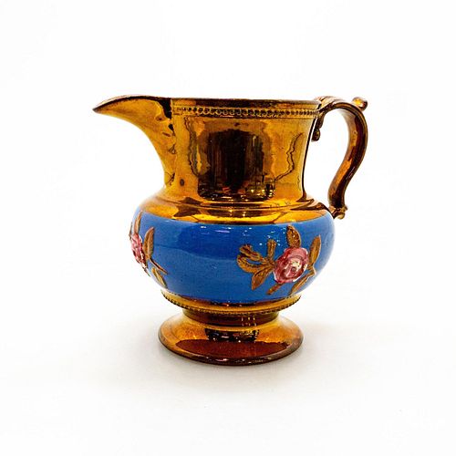 ANTIQUE ENGLISH COPPER LUSTREWARE