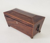 ANTIQUE ENGLISH DOUBLE COMPART