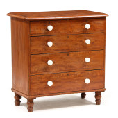 ANTIQUE ENGLISH FAUX GRAIN PAI
