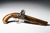 ANTIQUE ENGLISH FLINTLOCK PIST