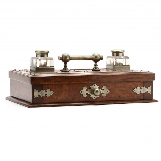 ANTIQUE ENGLISH INK STAND Late 19th