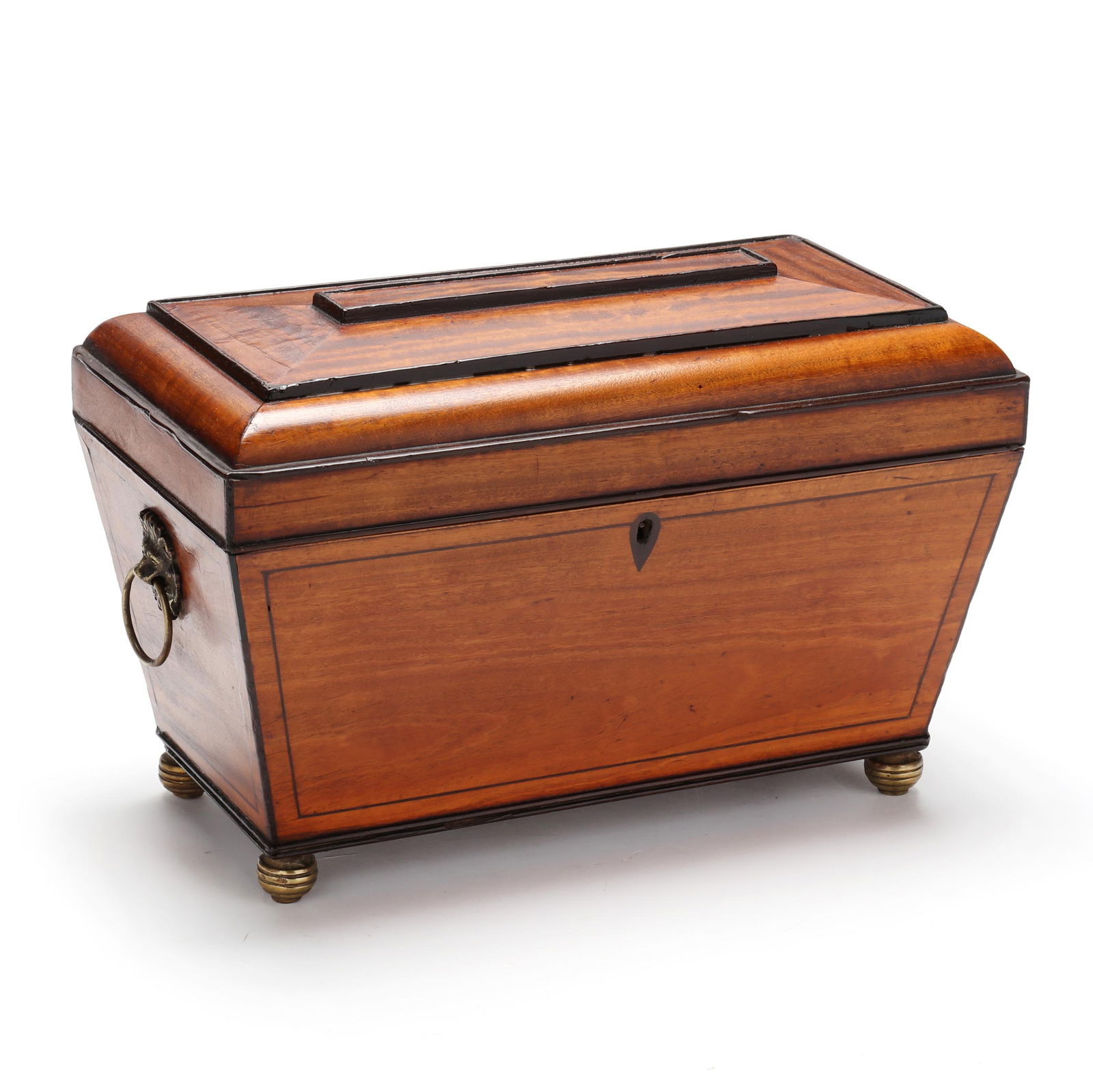 ANTIQUE ENGLISH INLAID MAHOGANY