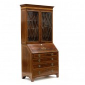 ANTIQUE ENGLISH INLAID MAHOGAN
