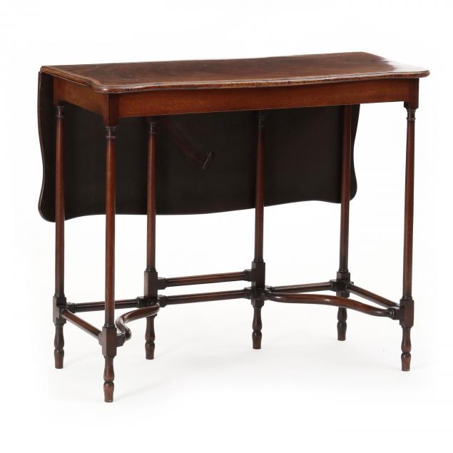 ANTIQUE ENGLISH INLAID MAHOGANY