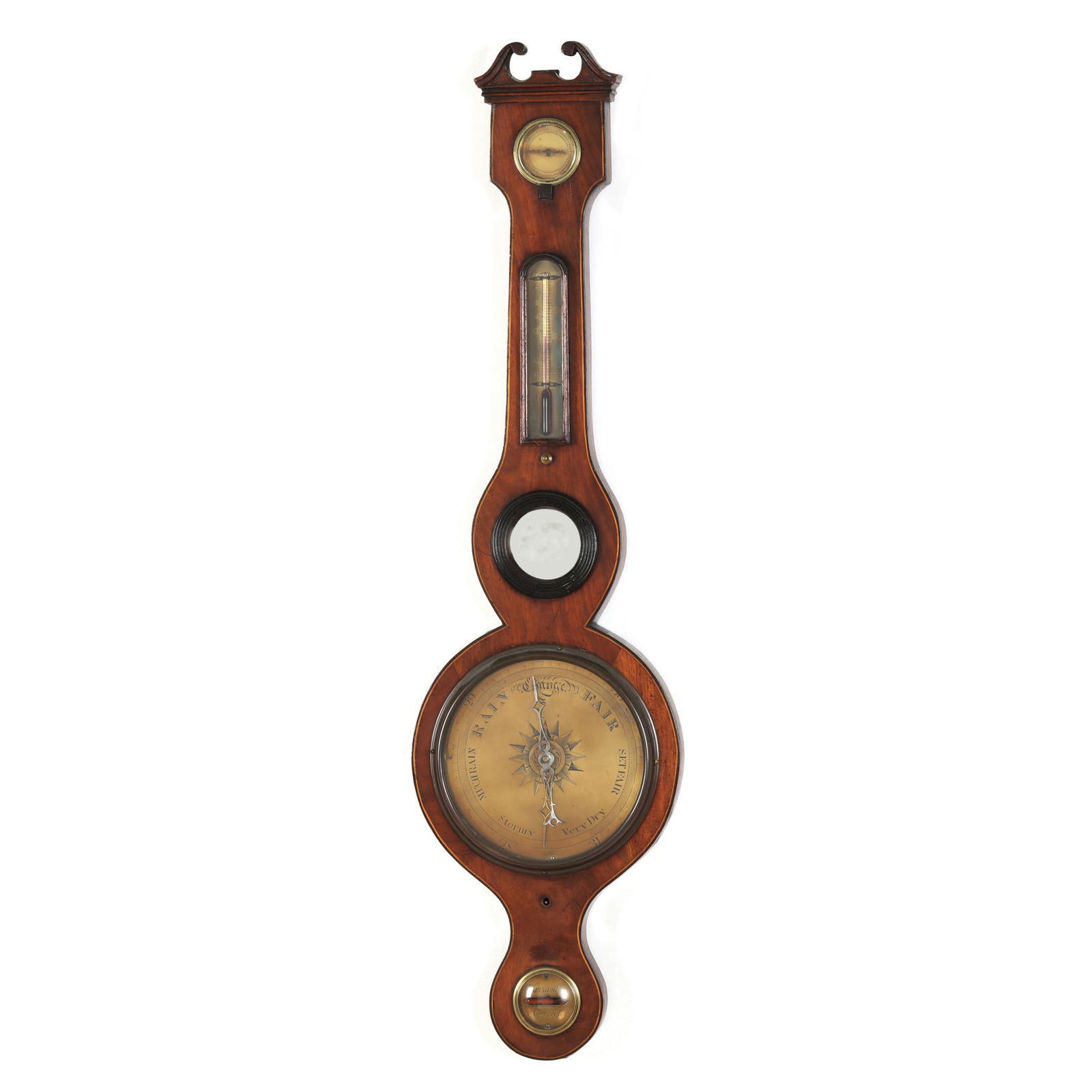 ANTIQUE ENGLISH INLAID MAHOGANY