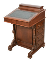 ANTIQUE ENGLISH LEATHER TOP DA